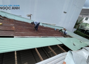 Báo giá thay mái tôn nhà ở nhà xưởng uy tín TP.HCM & các tỉnh lân cận